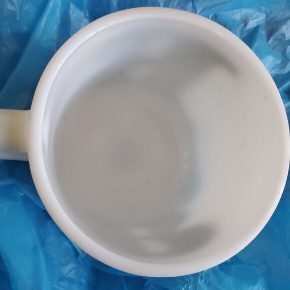 Vtg Milk Glass Mug "B" Collectible For Coffee, Tea Drinks or Shelf, Curio, Decor - Picture 4 of 8